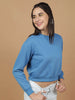Women's Solid Regular Fit Sweatshirt