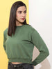 Women's Solid Regular Fit Sweatshirt