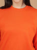 Women's Solid Regular Fit Sweatshirt