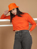 Women's Solid Regular Fit Sweatshirt