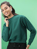 Women's Solid Regular Fit Sweatshirt