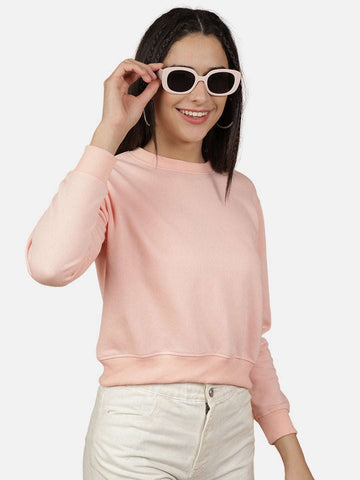 Women's Solid Regular Fit Sweatshirt