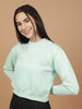 Women's Solid Regular Fit Sweatshirt
