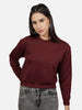 Women's Solid Regular Fit Sweatshirt