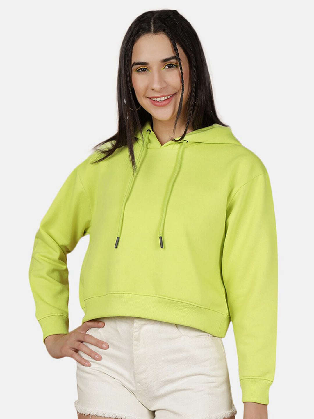 Women's Solid Regular Fit Sweatshirt