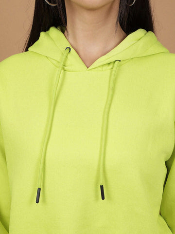 Women's Solid Regular Fit Sweatshirt