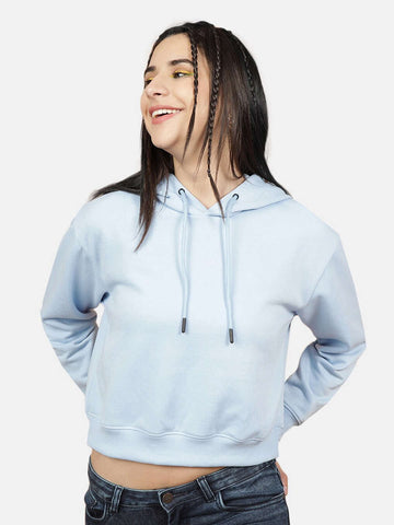 Women's Solid Regular Fit Sweatshirt