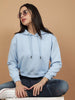 Women's Solid Regular Fit Sweatshirt