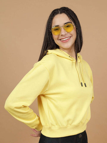 Women's Solid Regular Fit Sweatshirt