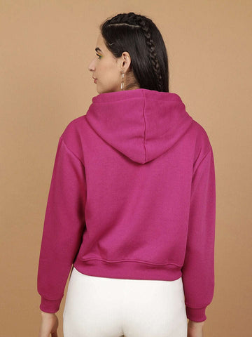 Women's Solid Regular Fit Sweatshirt