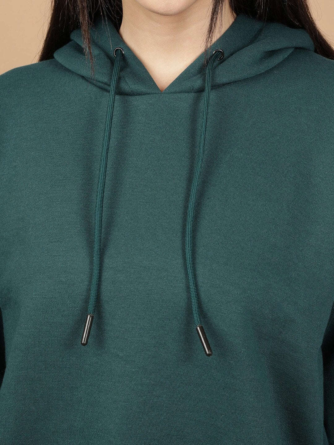 Women's Solid Regular Fit Sweatshirt