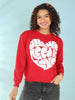Women's Solid Regular Fit Sweatshirt
