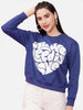 Women's Solid Regular Fit Sweatshirt
