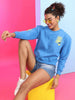 Women's Back Printed Regular Fit Sweatshirt