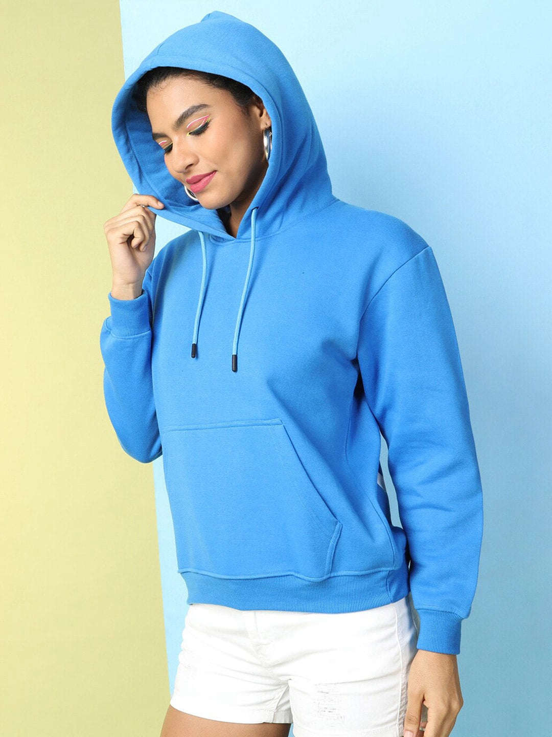 Women's Back Printed Regular Fit Sweatshirt