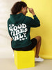 Women's Back Printed Regular Fit Sweatshirt