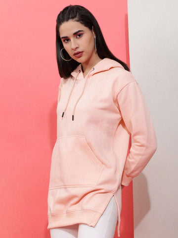 Women's Solid Regular Fit Sweatshirt