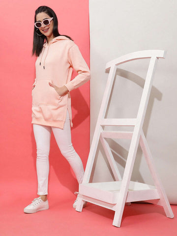 Women's Solid Regular Fit Sweatshirt