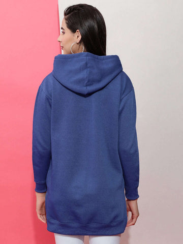 Women's Solid Regular Fit Sweatshirt