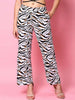 Women's Animal Printed Flare Pant