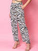 Women's Animal Printed Flare Pant