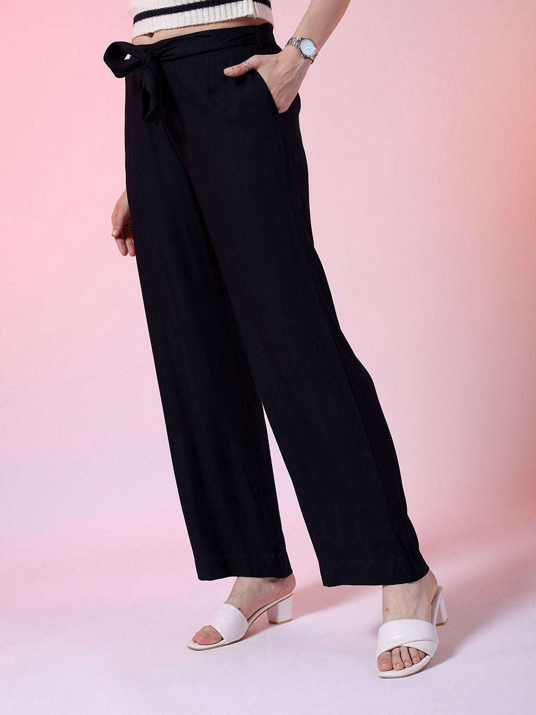 Women's Solid Trouser