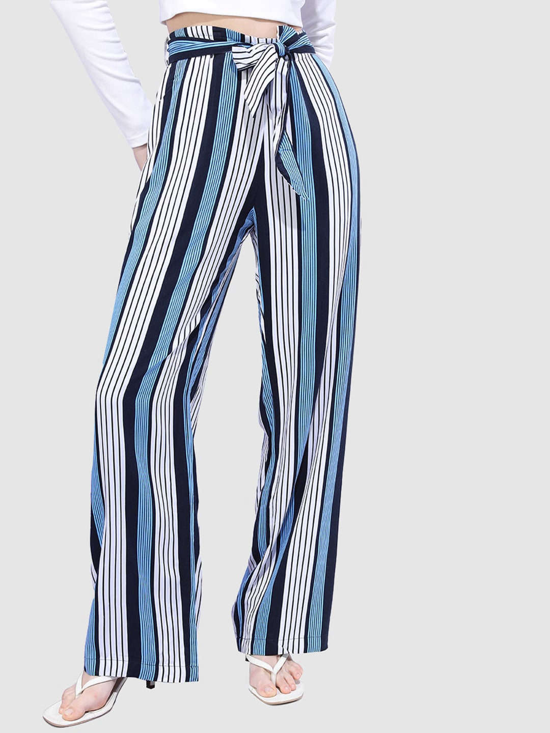 Women's Striped Flare Pant