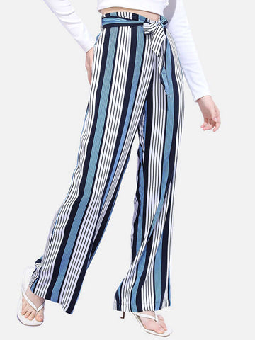 Women's Striped Flare Pant