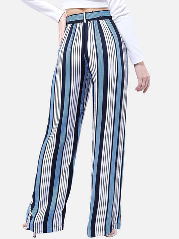 Women's Striped Flare Pant