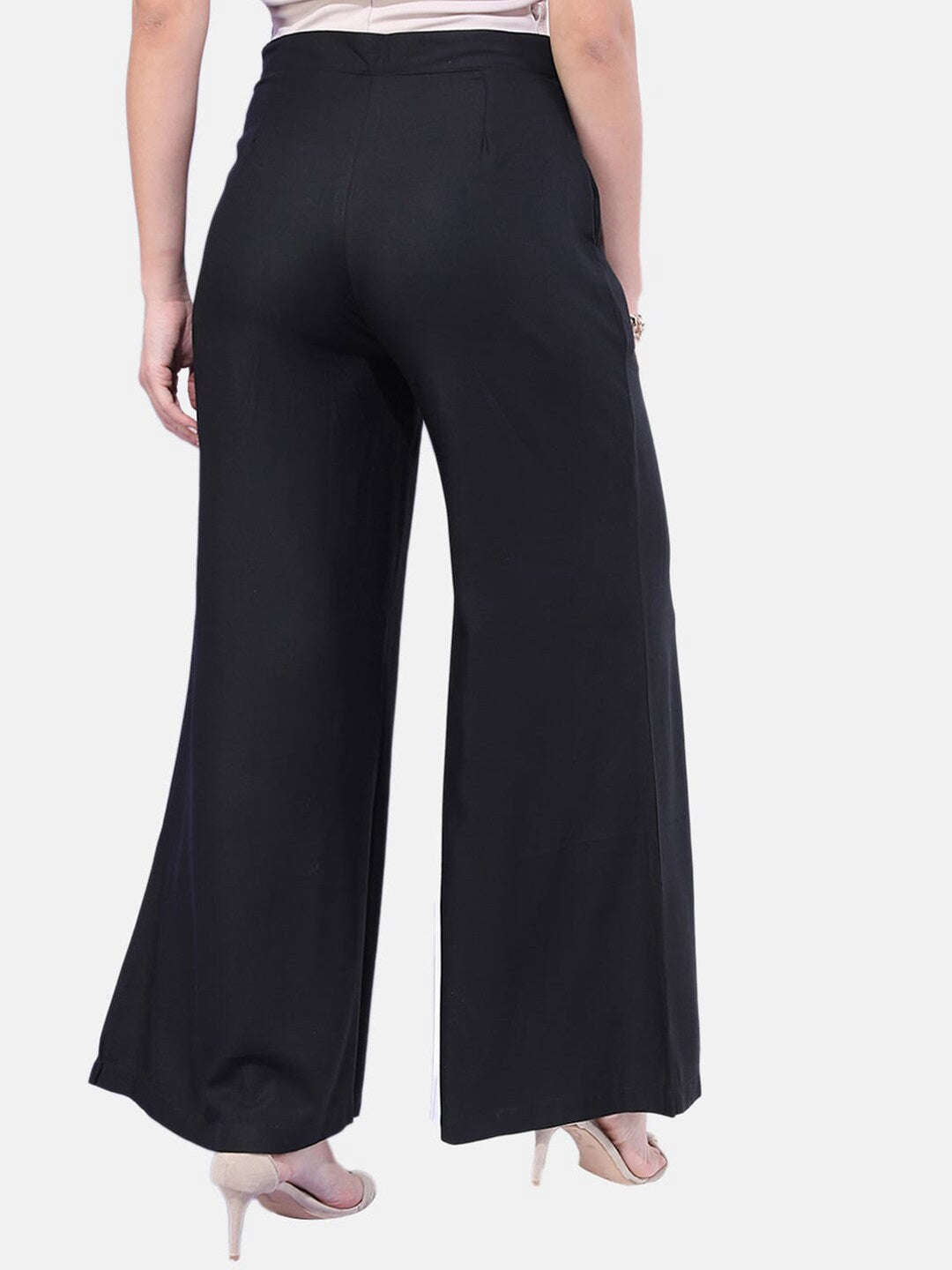 Women's Solid Wide Leg Pant