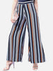 Women's Striped Wide Leg Pant