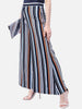 Women's Striped Wide Leg Pant