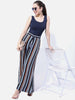 Women's Striped Wide Leg Pant