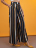 Women's Striped Wide Leg Pant