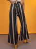 Women's Striped Wide Leg Pant