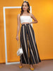 Women's Striped Wide Leg Pant