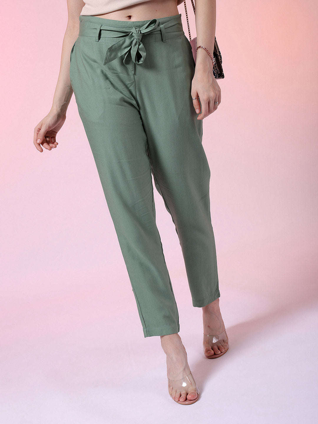 Women's Solid Trouser