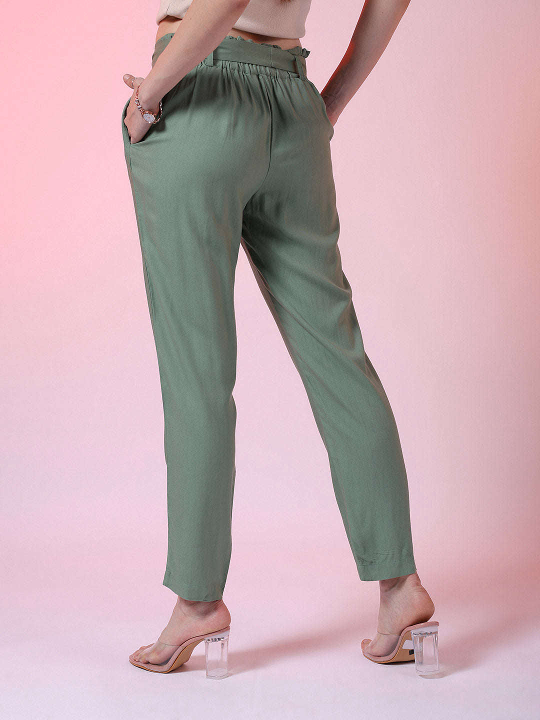 Women's Solid Trouser
