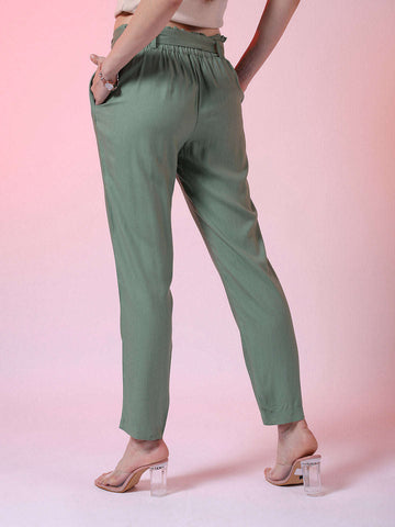 Women's Solid Trouser