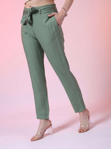 Women's Solid Trouser