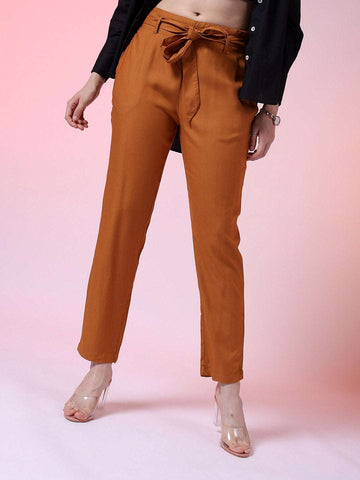 Women's Solid Trouser