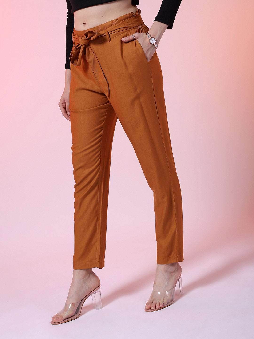 Women's Solid Trouser