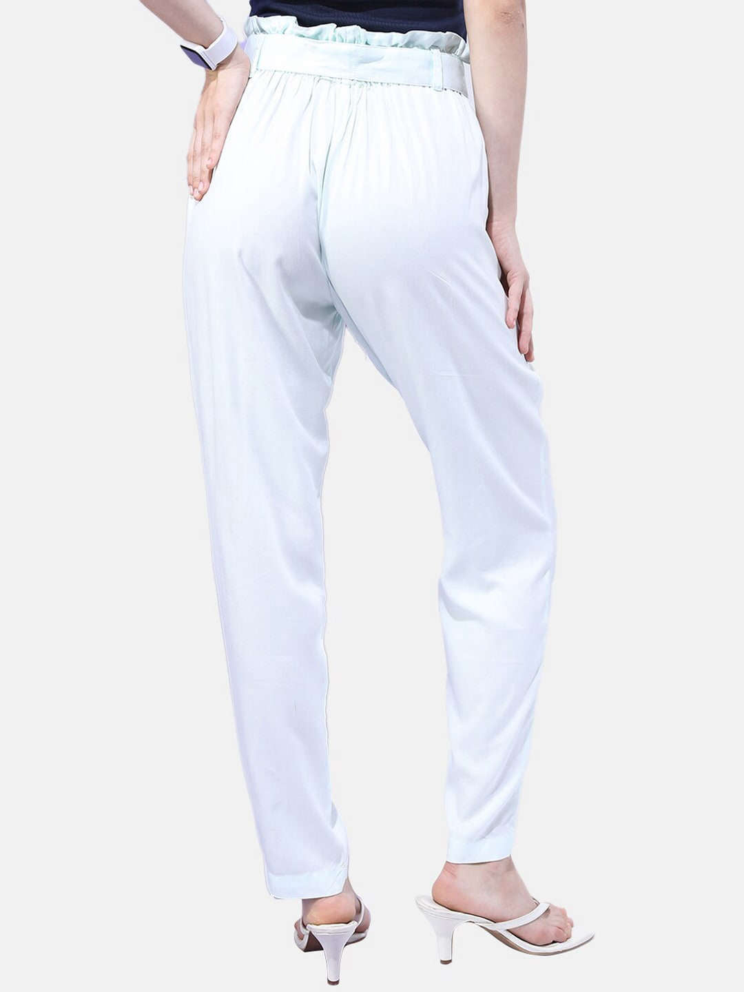 Women's Solid Tapered Pant