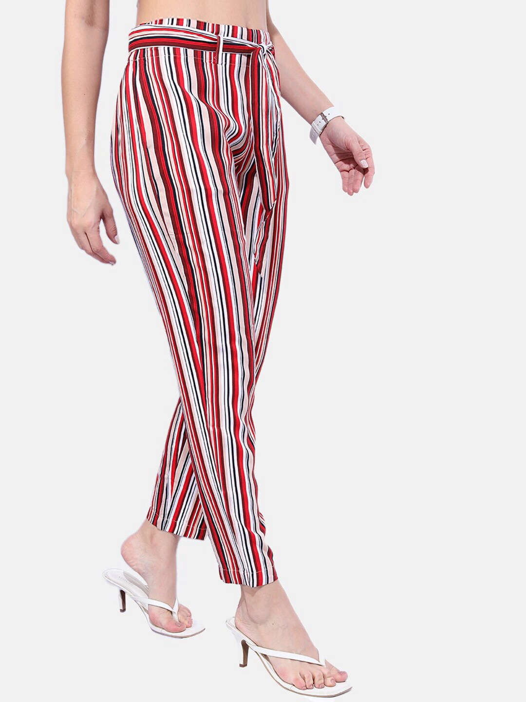 Women's Striped Tapered Pant