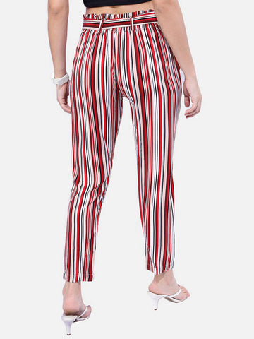Women's Striped Tapered Pant