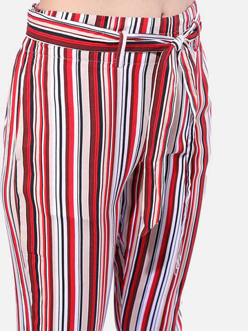 Women's Striped Tapered Pant