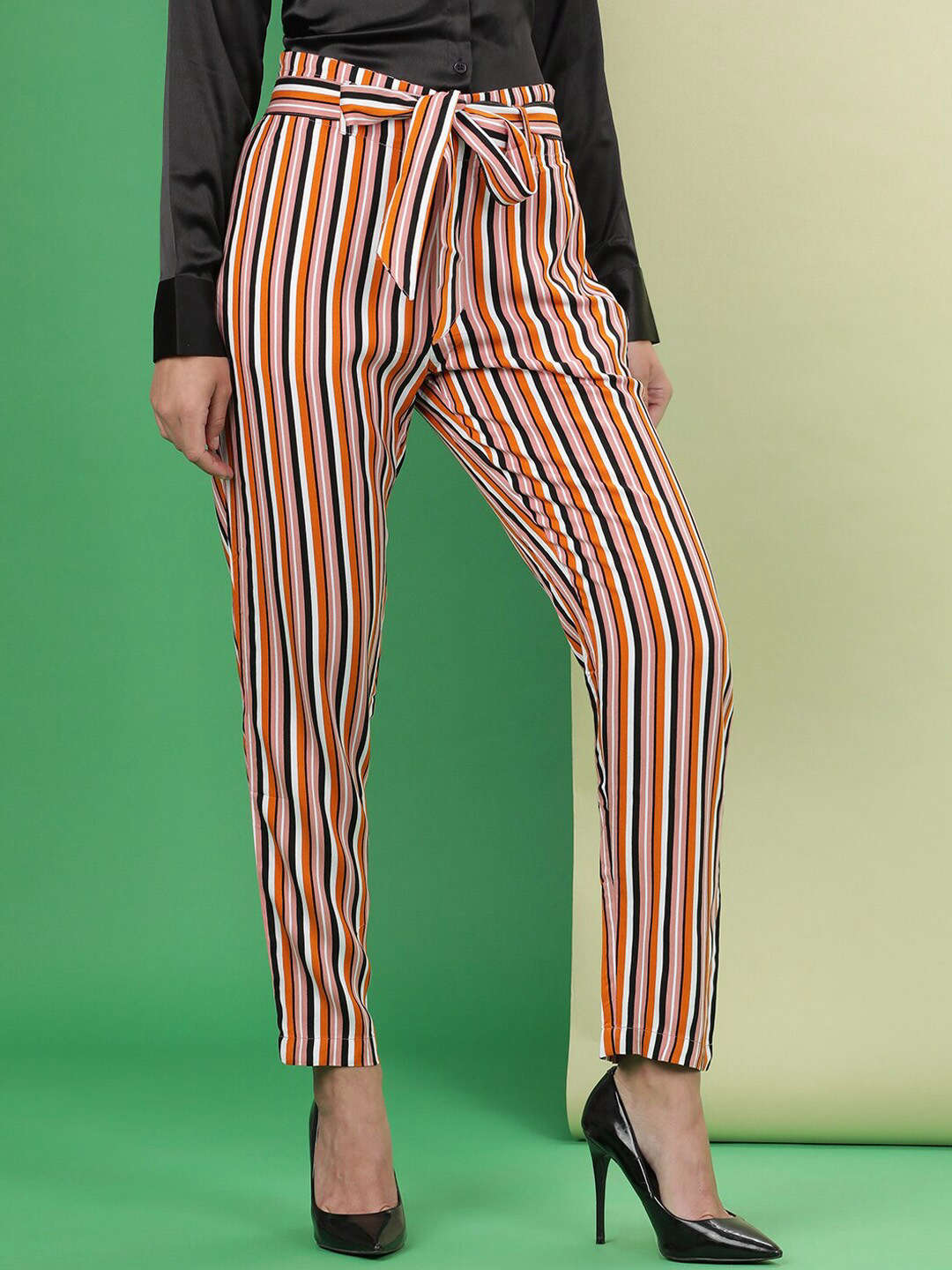 Women's Striped Tapered Pant