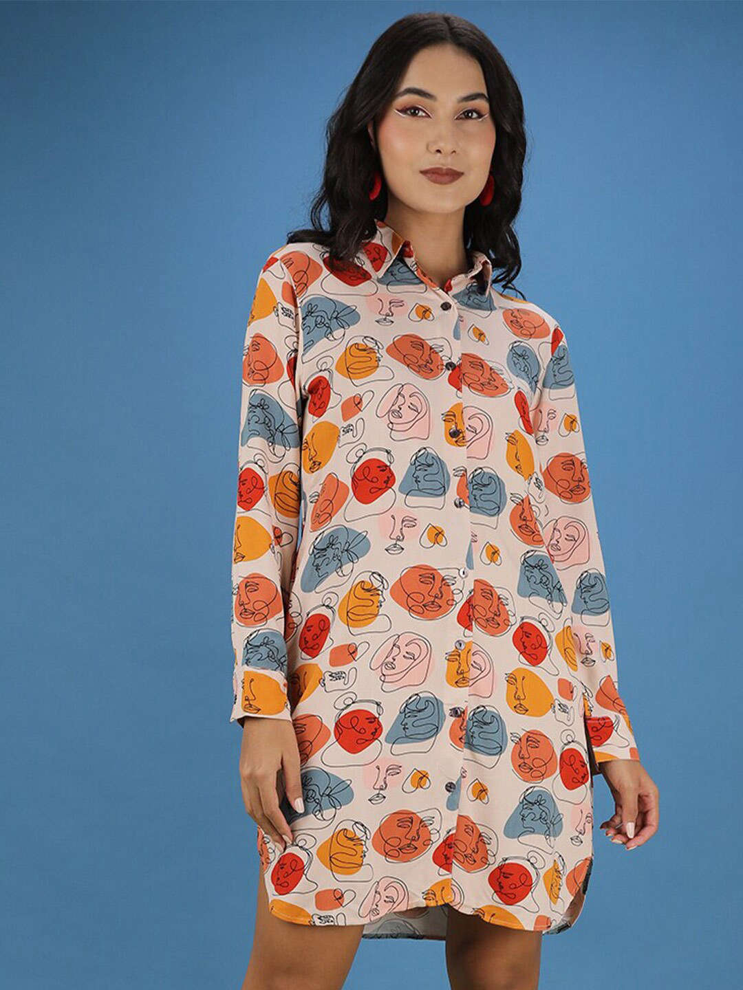 Women's Quirky Printed Dress