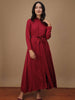 Women's Solid Long Shirt Dress