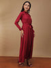 Women's Solid Long Shirt Dress